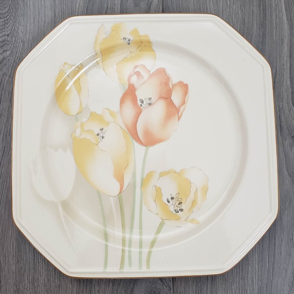 Mikasa Dutch Garden Dinner Plate Continental Ivory - Picture 8 of 8